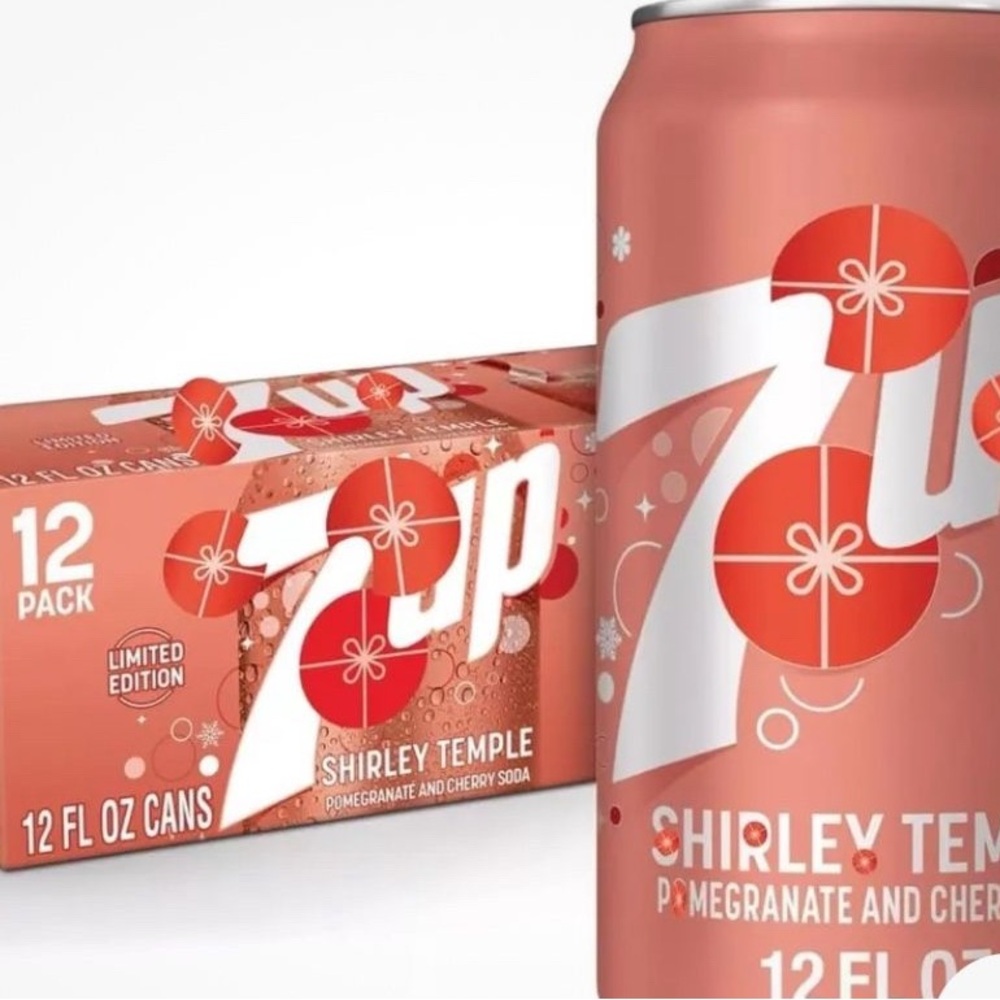 Shirley Temple Limited Addition 7Up 12 pack